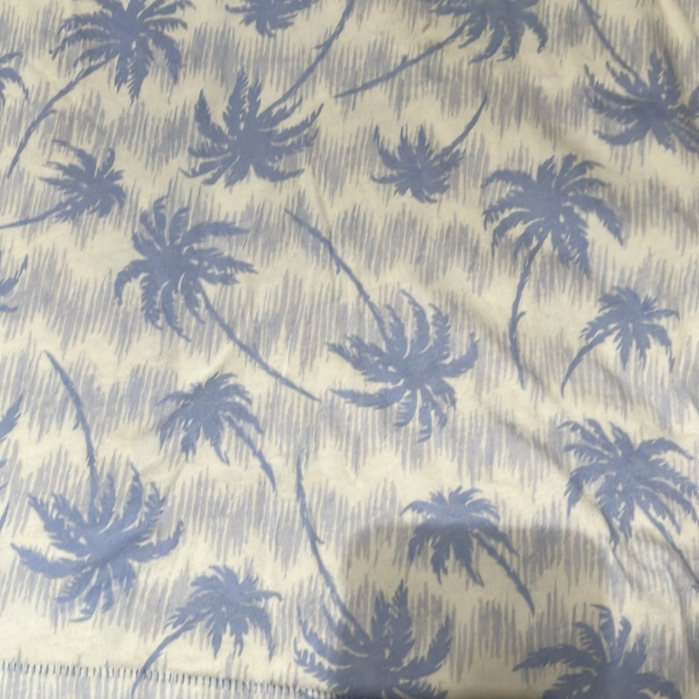GAP Blue Palm Print Tank Top - Picture 4 of 6